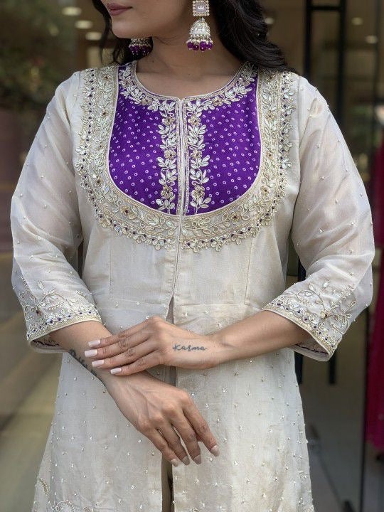 Traditional Embroidered Co-Ord Set | Ethnic Festive & Party Wear