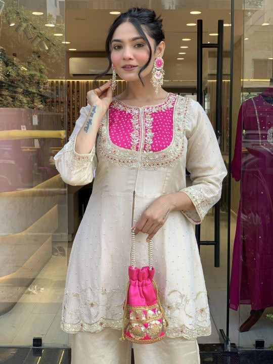 Traditional Embroidered Co-Ord Set | Ethnic Festive & Party Wear