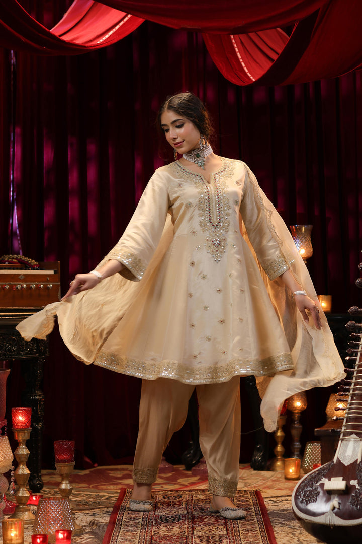 Designer Embroidered Anarkali Suit Set for Women | Festive & Ethnic Wear with Dupatta