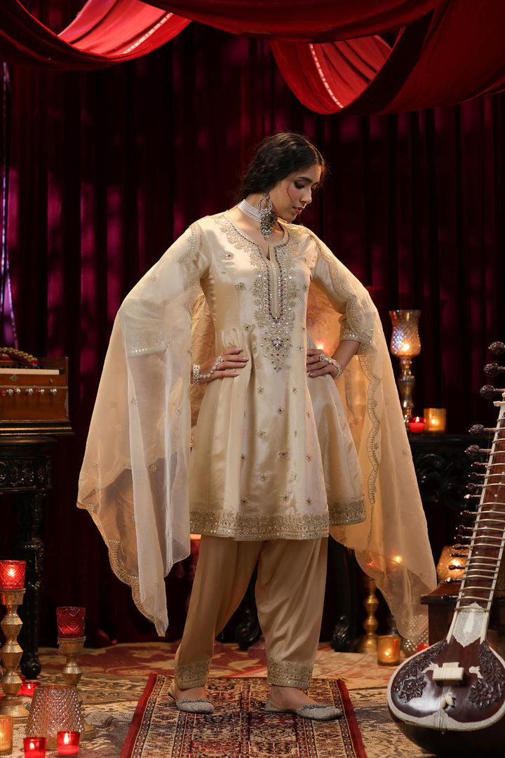 Designer Embroidered Anarkali Suit Set for Women | Festive & Ethnic Wear with Dupatta