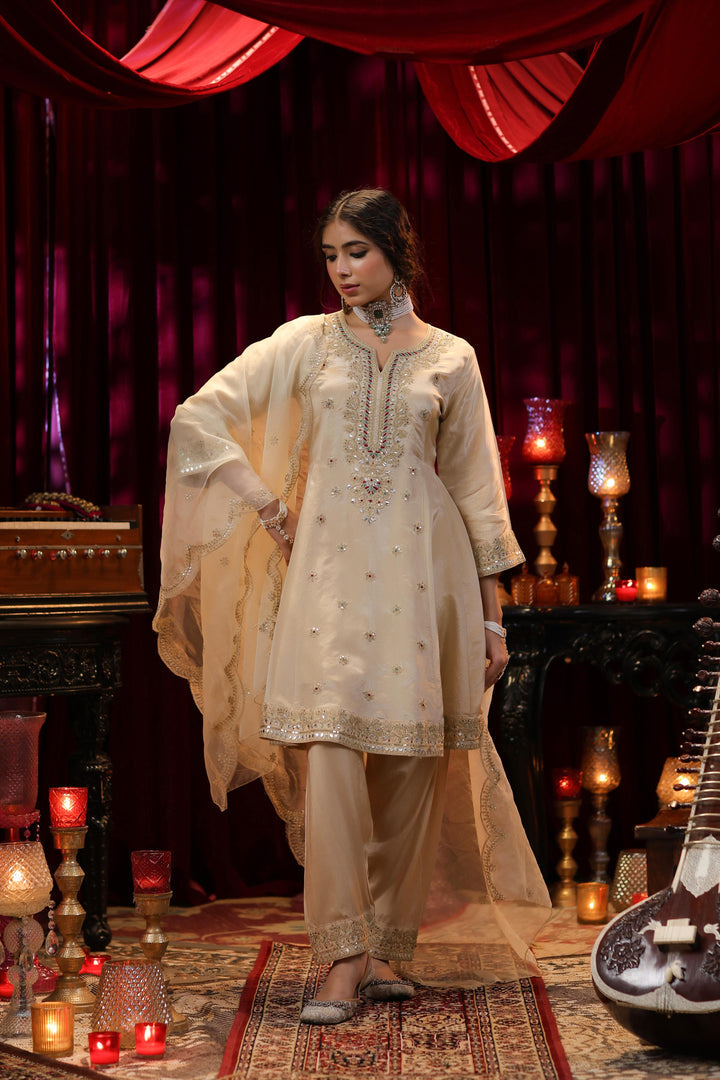 Designer Embroidered Anarkali Suit Set for Women | Festive & Ethnic Wear with Dupatta