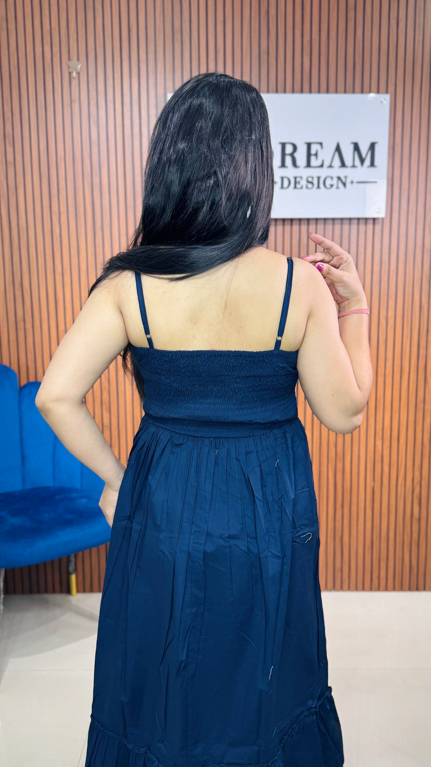Fashionable Sleeveless Long Stylish Dress for Women