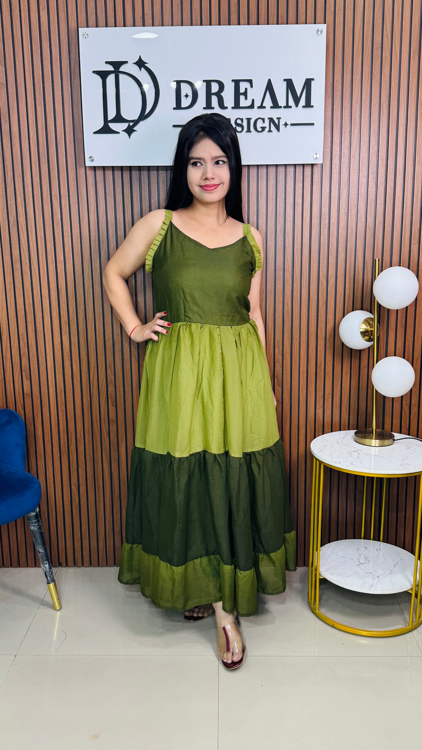 Women’s Fashionable Ombre Maxi Dress for Party & Casual Wear
