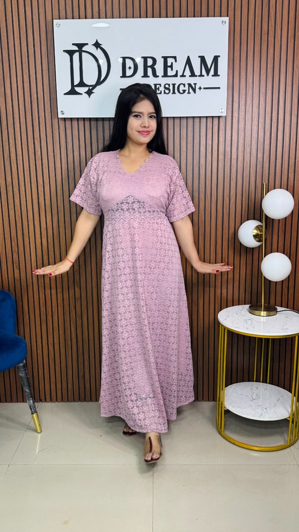 Womens Full Length Embroidered Dress Trendy Ethnic Wear