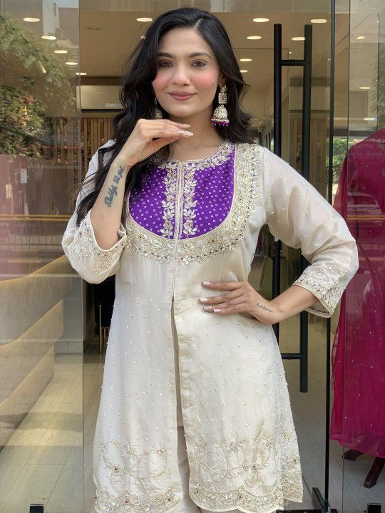 Traditional Embroidered Co-Ord Set | Ethnic Festive & Party Wear