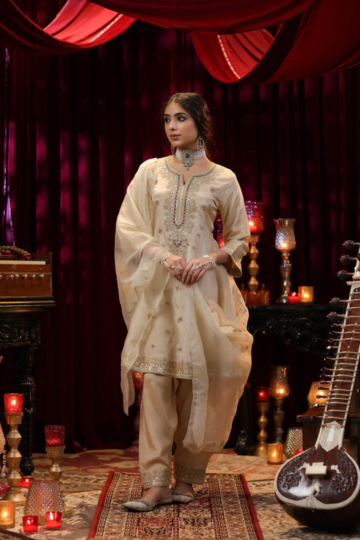 Designer Embroidered Anarkali Suit Set for Women | Festive & Ethnic Wear with Dupatta