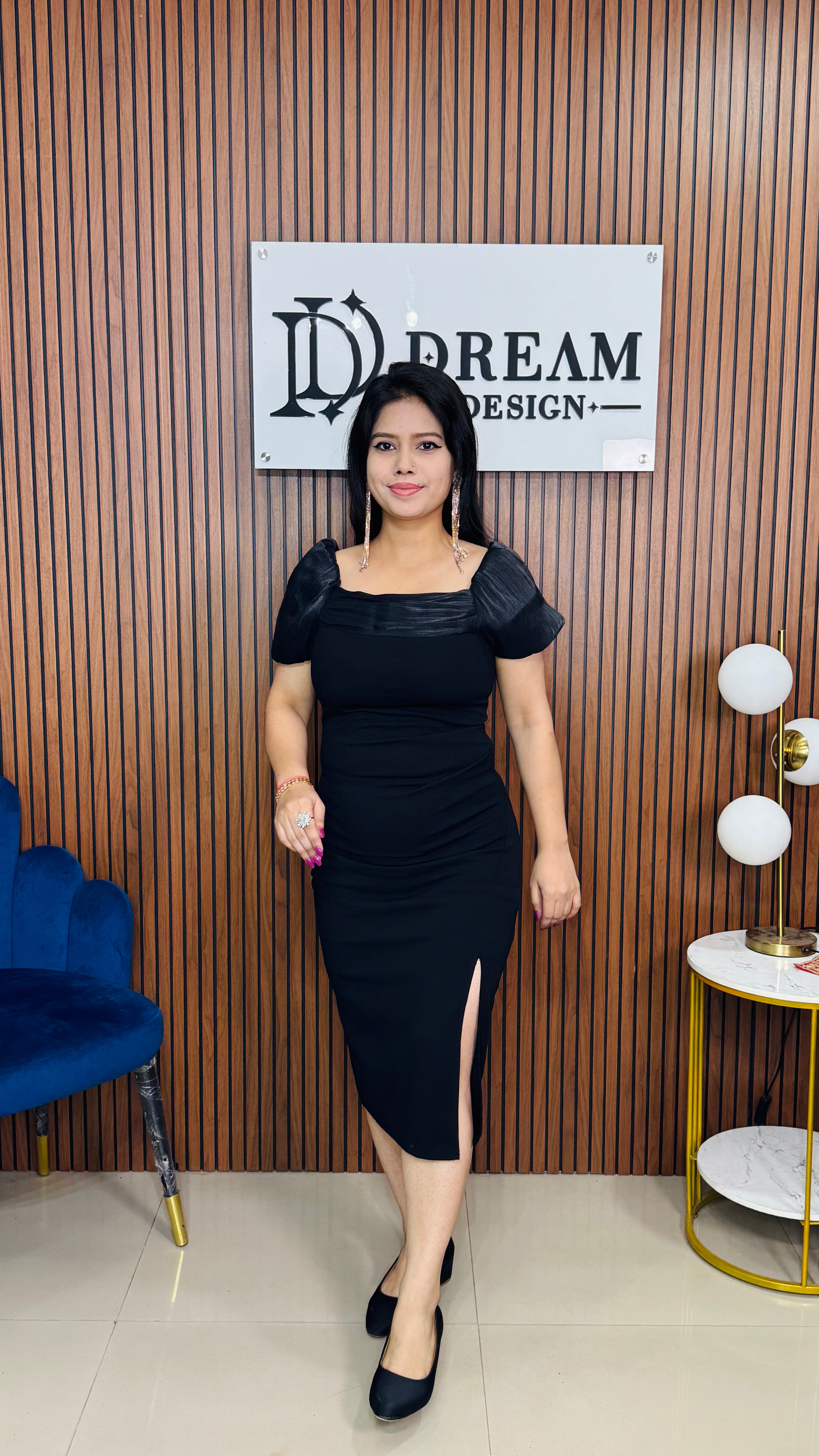 Dream Design Slim Fit Bodycon Dress – Classy & Trendy Look