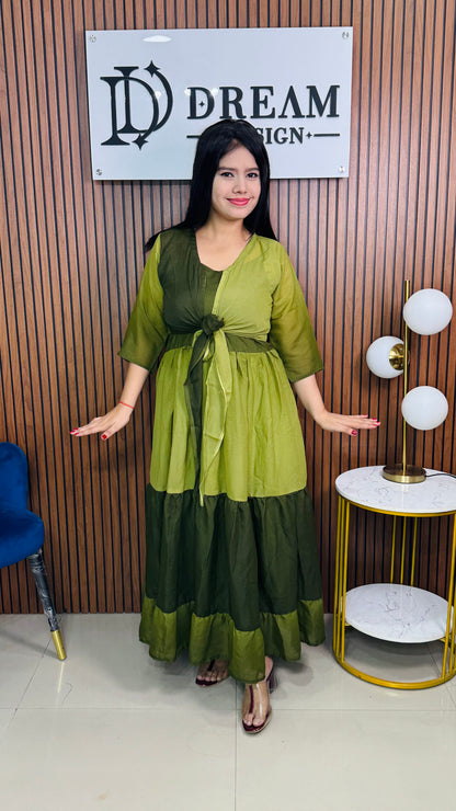 Women’s Fashionable Ombre Maxi Dress for Party & Casual Wear