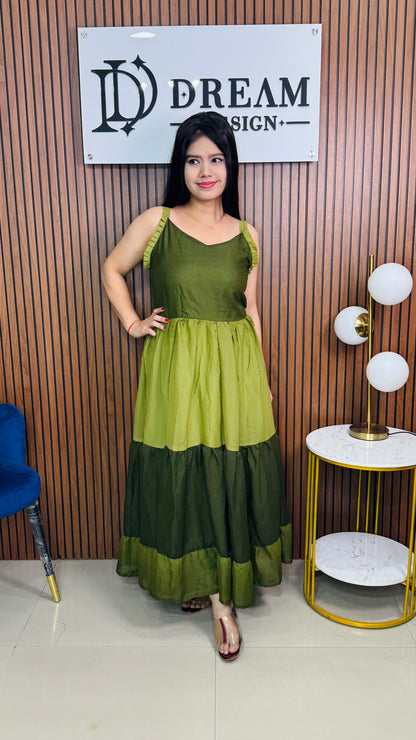 Women’s Fashionable Ombre Maxi Dress for Party & Casual Wear