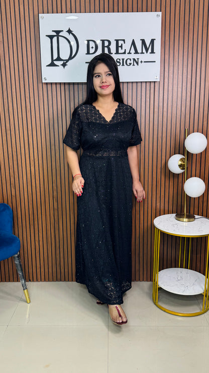 Womens Full Length Embroidered Dress Trendy Ethnic Wear Dream Design Womens Full Length Embroidered Dress Trendy Ethnic Wear Dream Design
