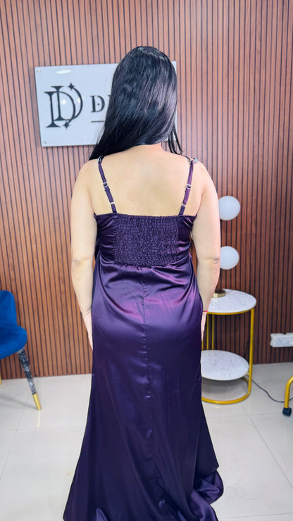 Womens Floor Length with Butterfly Design Stone Work Dress Party Wear