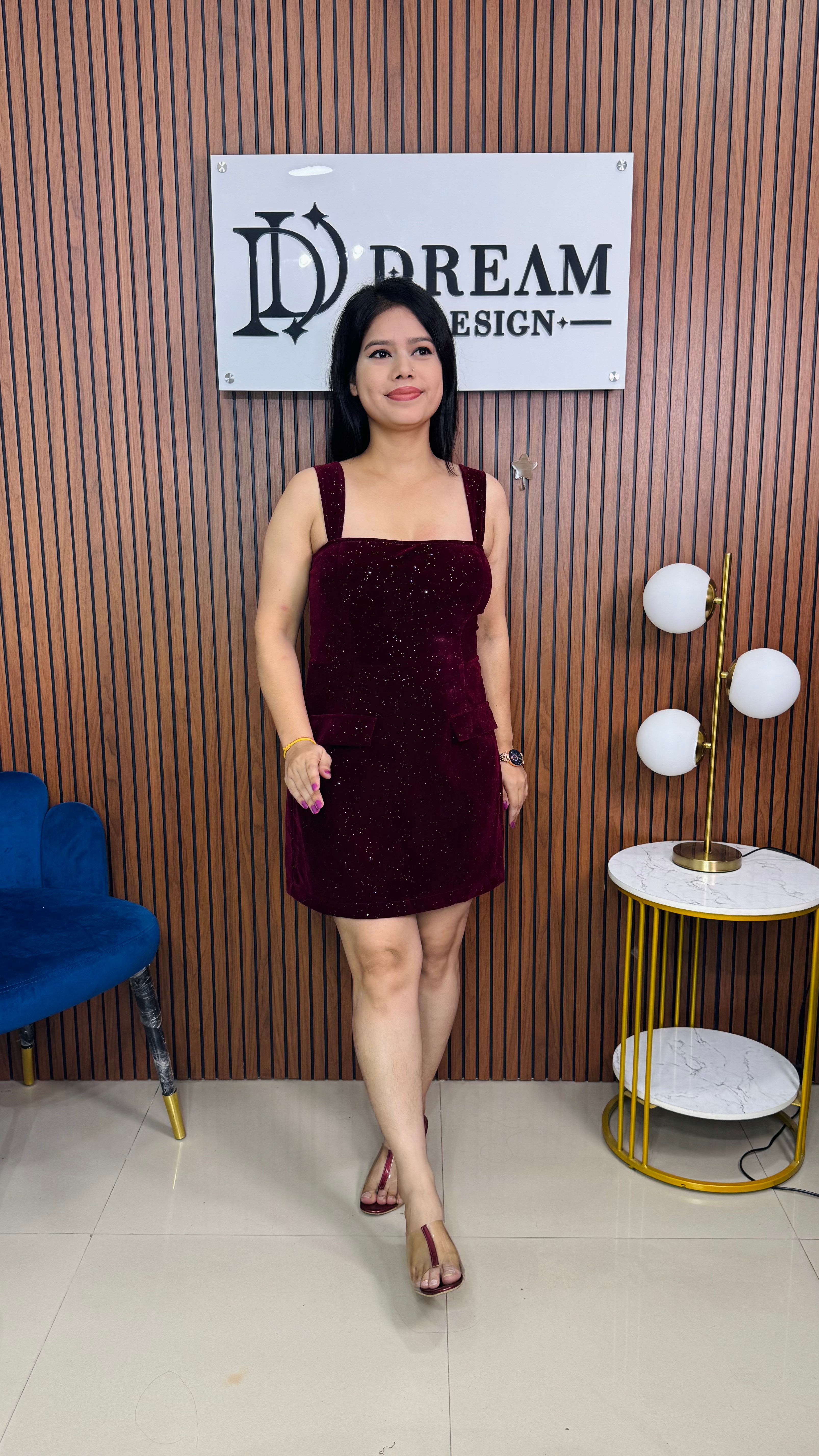 Womens Velvet Bodycon Short Dress Sleeveless Party Wear Mini Dress