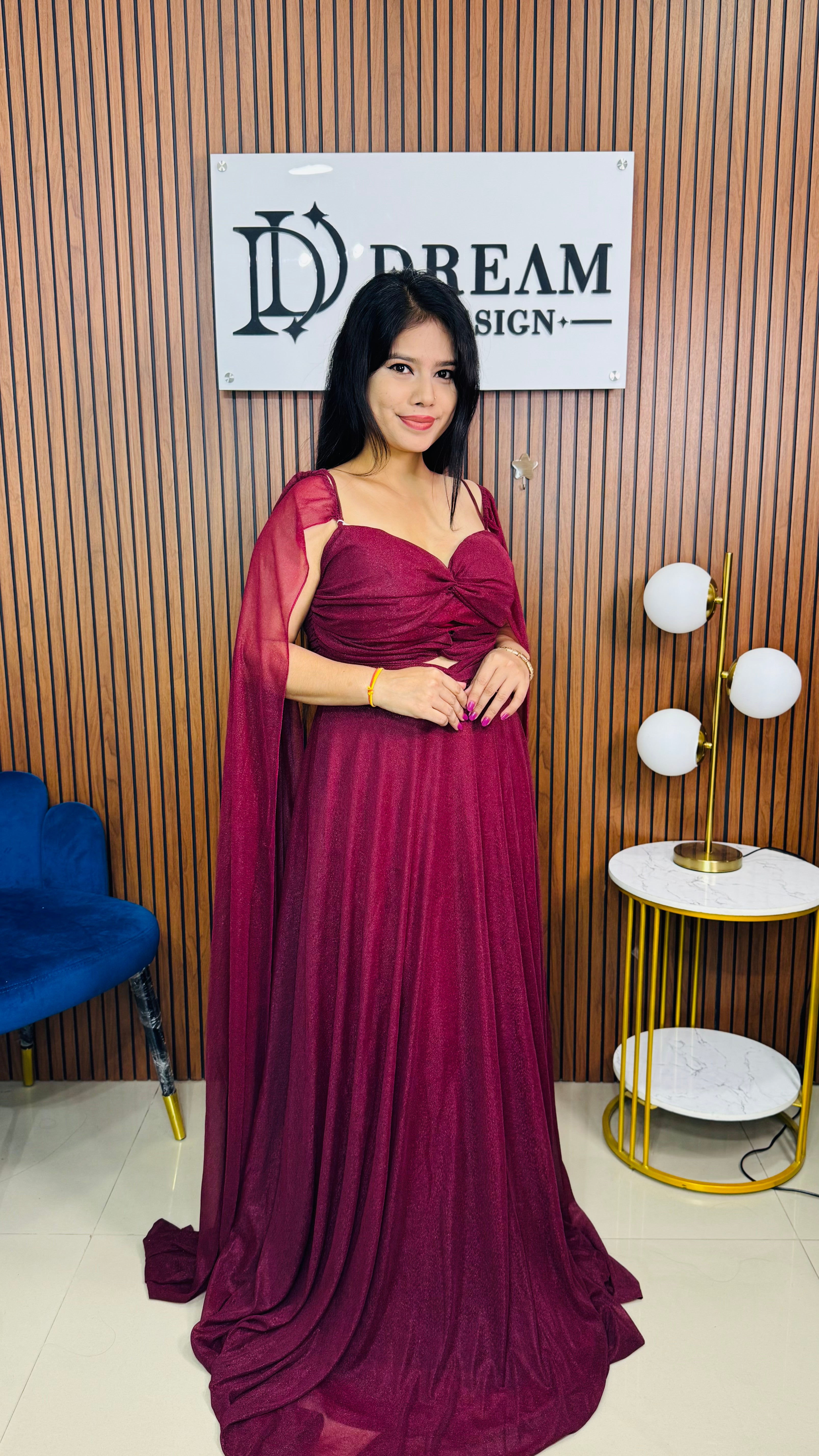 Trendy Floor Length Evening