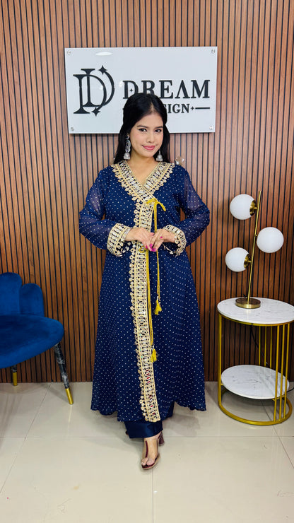 Women’s Mirror Work Co-Ord Set | Festive Ethnic Dress