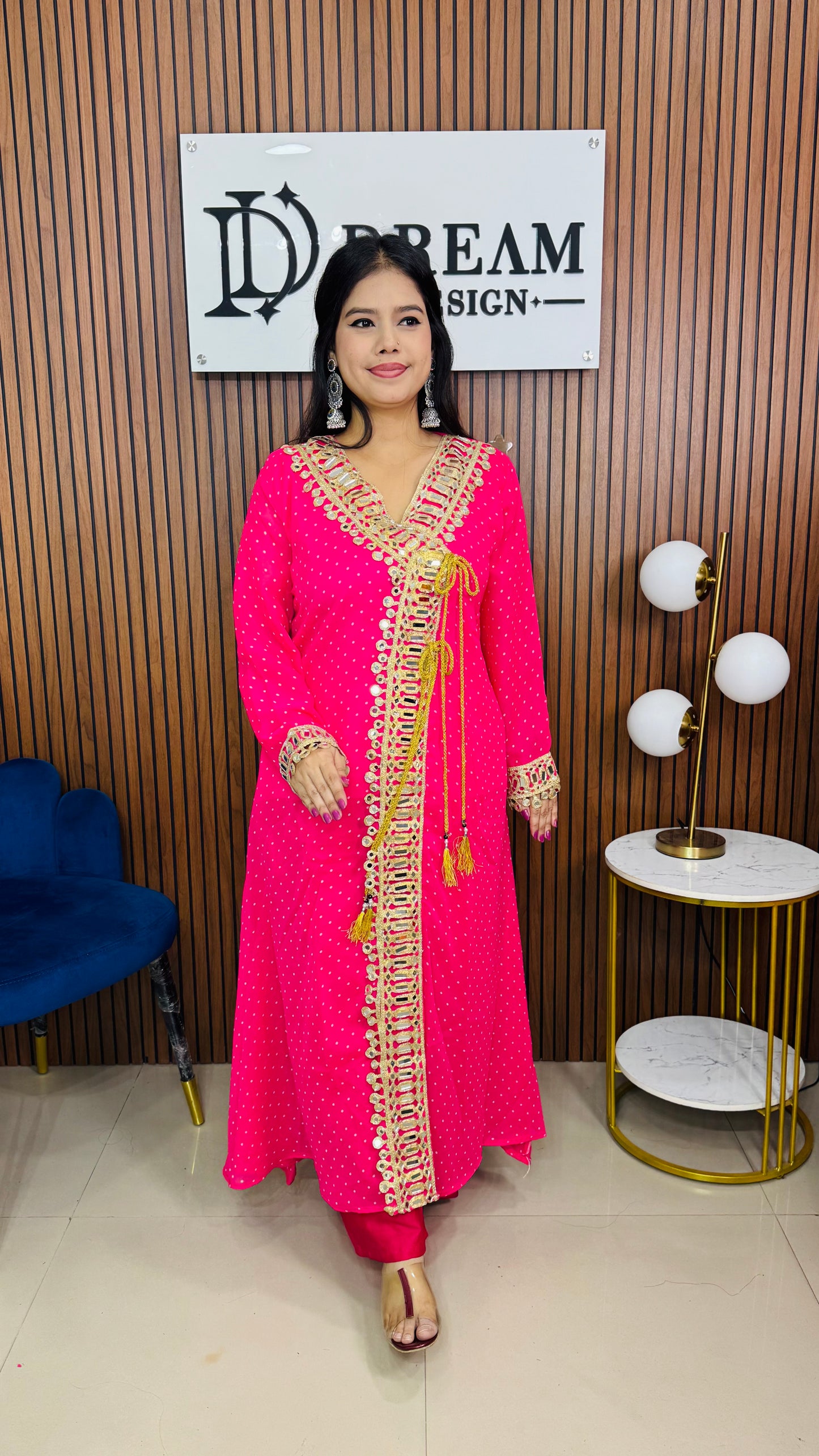 Women’s Mirror Work Co-Ord Set | Festive Ethnic Dress
