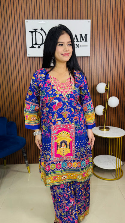 Women’s Printed Ethnic Co-Ord Set | Festival & Casual Wear