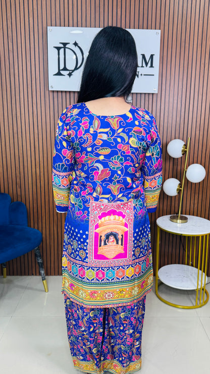 Women’s Printed Ethnic Co-Ord Set | Festival & Casual Wear